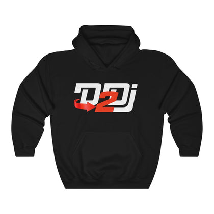 D2DJ Hoodie White Logo