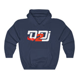 D2DJ Hoodie White Logo